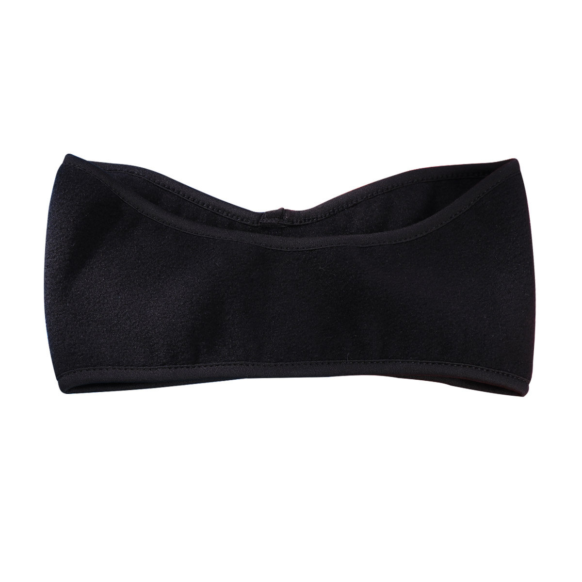 Fleece Ear Warmer Band - Unisex Black Ear Warmer Headband Soft
