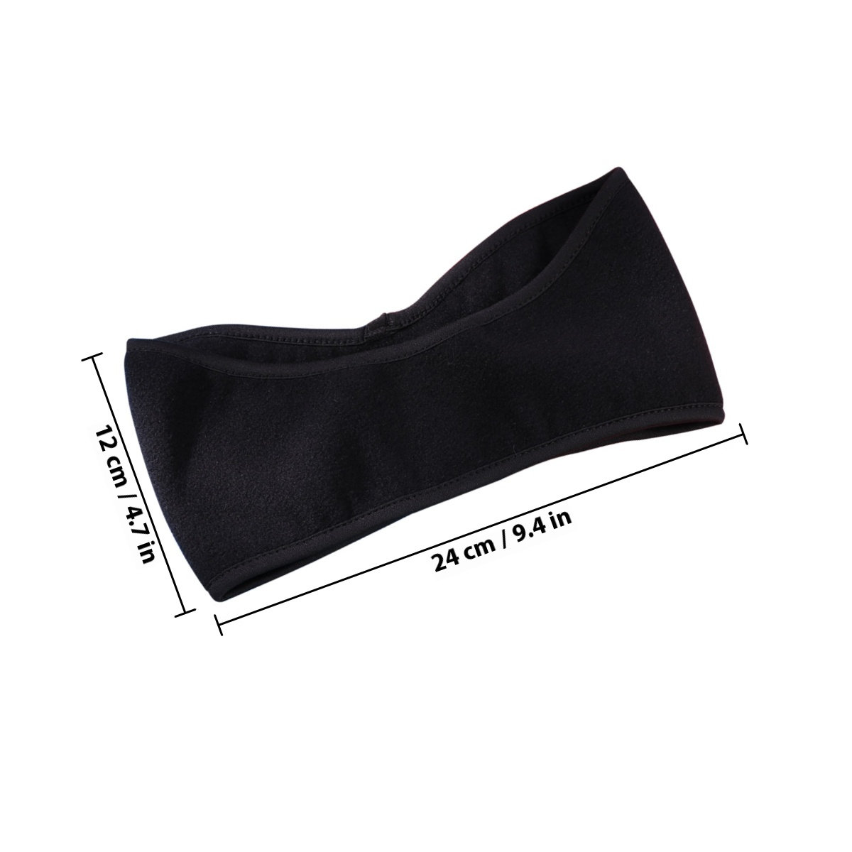Unisex Black Ear Warmer Headba - Fleece Ear Warmer Band recension och pris