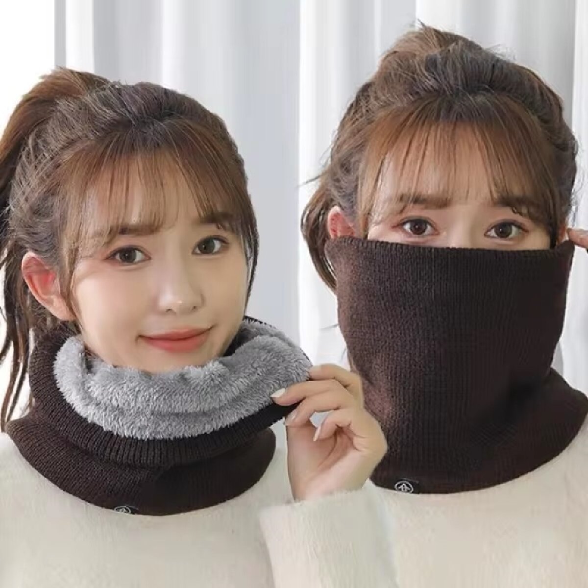 Solid Winter Plush Muffler Woo - Winter Headband Fleece recension och pris